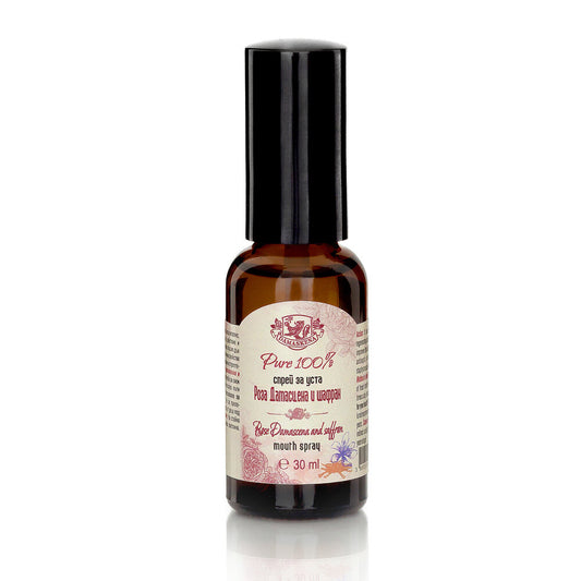 Mouth Spray with Rose Damascena and Saffron 30 ml